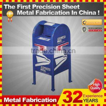 Kindle waterproof outdoor custom metal Steel American free standing mailbox post
