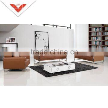 Italian design R06 fashion leather interior sofa