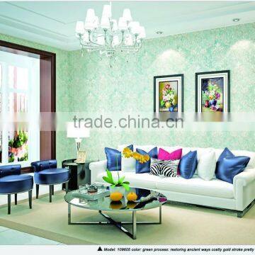 Beautiful Interior Decoration Classic Flower Wall Wallpaper