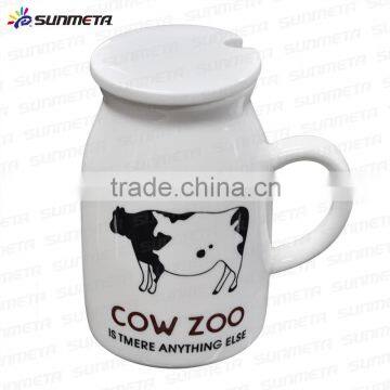 Yiwu manufactory sublimation white ceramic mug with high quality