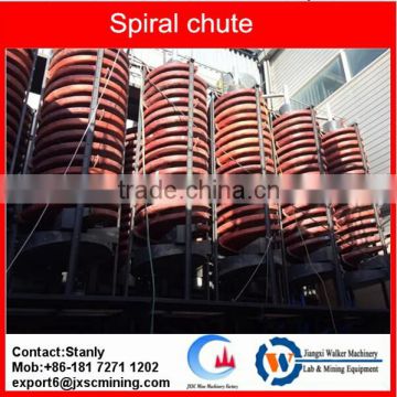 China high quality fiber glass scheelite Spiral Conveyor Chutes