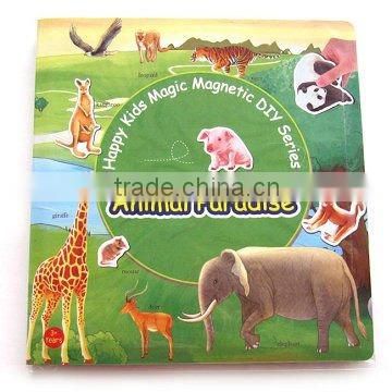 Magic Magnet DIY Story Book/Magnetic DIY Toy for Children Animal Paradise