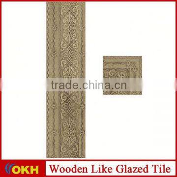 ceramic wood like tile 3d ink-jet tile