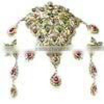 Set With Diamonds , Ruby & Emerald