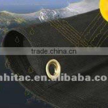 Waterproof Sun Shade Mesh Tarps ,10' x 18'Black Vinyl Mesh Tarps