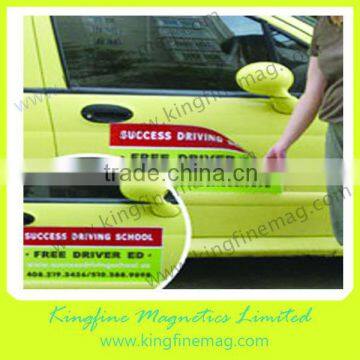 magnetic vehicle car sign,graphics,bumper ,magnetic sheeting,sticker