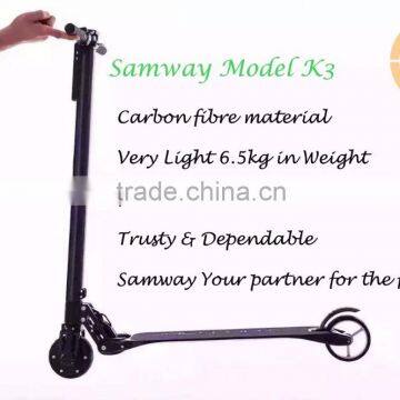 Samway Robot 2016 Newest Best Quality Light Weight Carbon Fiber Portable Folding Electric Bike photo-5
