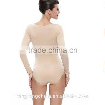 Women's Shapewear Long Sleeve Open Crotch Body Shapers Plus Size photo-2