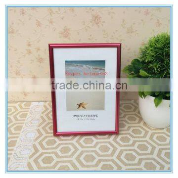 2015 promotional PVC plastic photo frame 10x15 13x18 21x29.7 30x40cm