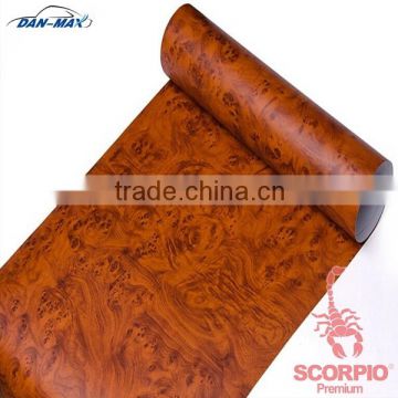 New style Multi-function self adhesive wood grain vinyl car wrap sticker