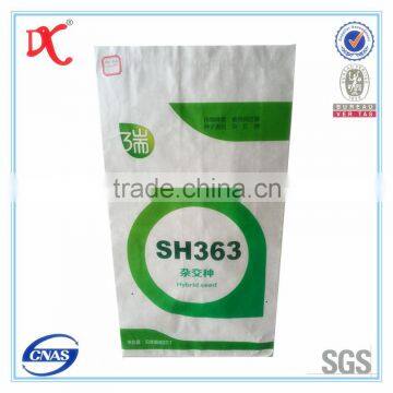 recyclable hybrid seed kraft paper bag by china manufacturer