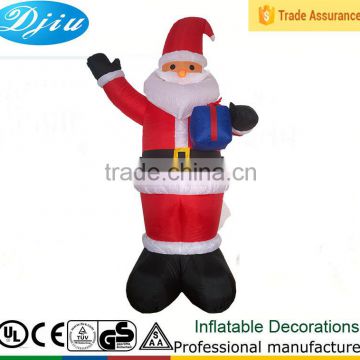 DJ-XT-04 christmas inflatable classic wholesale santa yard light decoration