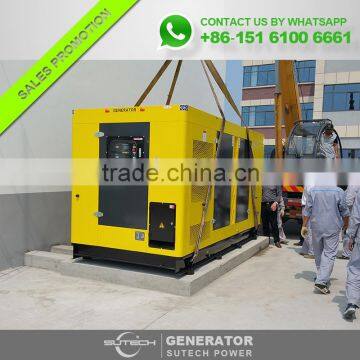 Silent and rainproof genset 400 kva powered by Cummins NTA855-G4 engine