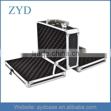 Alibaba China Professional Waterproof Aluminum Double Sided Gun Case For Handgun ZYD-HZMgc013