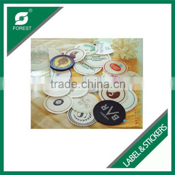 WHOLESALE WATERPROOF DIE CUT ROUND PVC STICKERS WITH CUSTOM PRINT