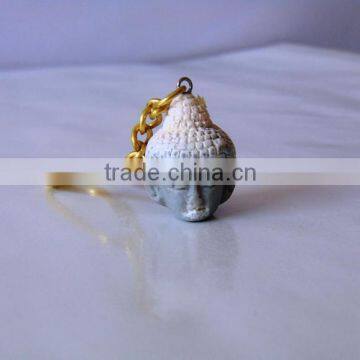 NAUTICAL BUDDHA FACE KEY RING / DESIGNER KEY RING 13452