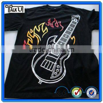 Amazing cool playable Rock Guitar electronic t shirt for men, Guitar & drum t shirt & piano t shirts