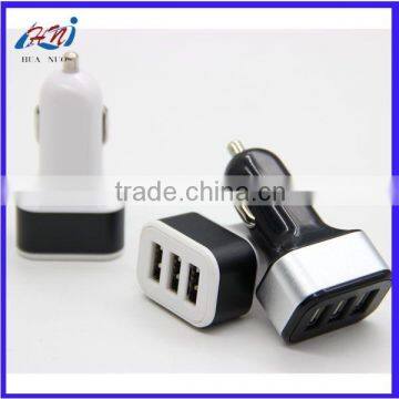 3 Port Aluminum USB Car Charger photo-4