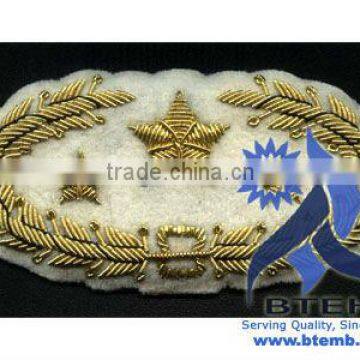 Civil War Bullion Embroidered CS General Officers Collar Badge Patch Emblem