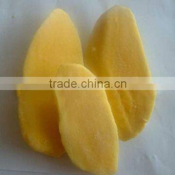 IQF frozen mango half with BRC and Kosher certificate