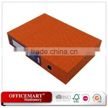 Orange a4 Paper Stationery Box File photo-2