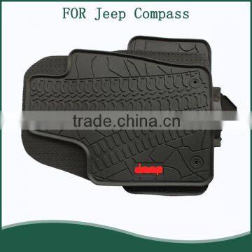 Full Set Rubber Floor Mats for Jeep compass