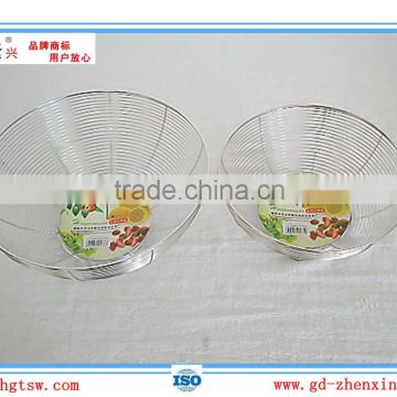 Factory direct modern design stainless steel display fruit baskets