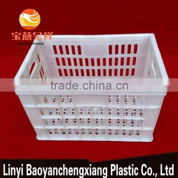 510x350x300mm turnover pear plastic basket for transportation