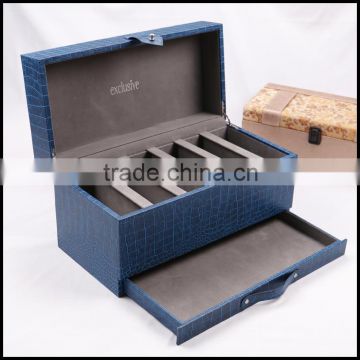 Flip PU leather accessories manufacturers selling belt storage display special sales packaging bo custom