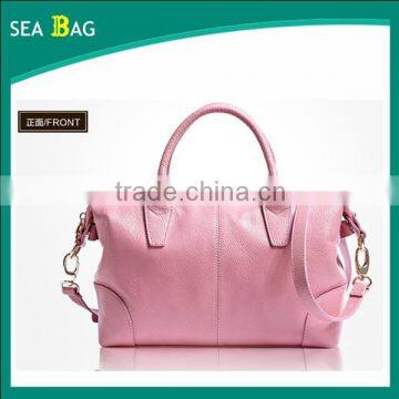 2016 Fashion Hand Bag Wholesale Large Satchel Bag Women's Handbags 100% Leather For Ladies