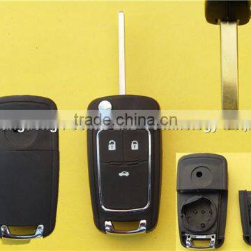 Replacement modified flip key blank for Chevrolet Cruze 3 buttons remote key