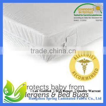 Hypoallergenic waterproof mattress protector cover with zipper                        
                                                                                Supplier's Choice