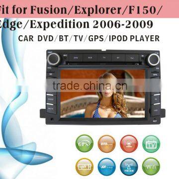 2 din car dvd player tv antenna fit for Ford Fusion explorer F150 2006 - 2009 with radio bluetooth gps tv