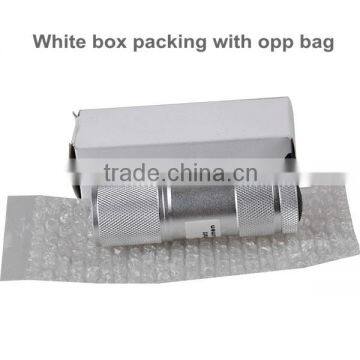 9 LED Energy Saving Lamp Argyle Flashlight Torch Silver photo-6