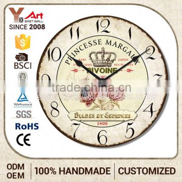 Export Quality French Country Tuscan Style Antique Mdf Bulk Wall Clocks