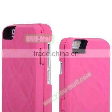 Factory Price Multifunctional Flip Wallet Case for IPhone 6s, Cover for IPhone 6 With Mirror With Card Slot photo-2