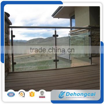 Factory Price Customized Tempered/Toughened Glass Balcony Railing