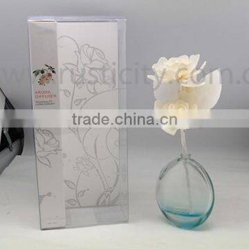 Made in China diffuser shaped clear glass jar reed diffuser