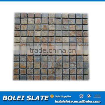 natural slate stone mosaic pattern