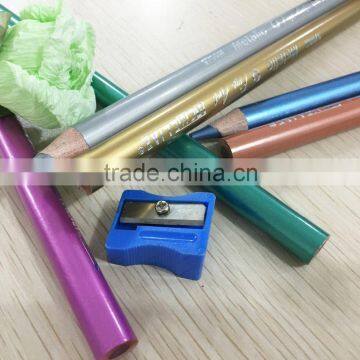 7" Jumbo Size Round Shape Soft Wood High Quality 5.0mm Metallic Colored Pencil photo-5