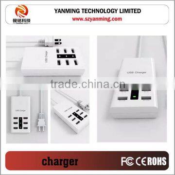 New super fast 6 port usb charger for samsung chargers