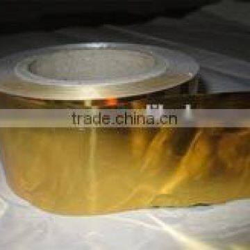 Heat Induction Aluminum Foil Gold Printed photo-2