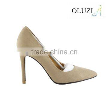 OP18 pointy toe suede leather gray cheap wholesale price rubber outsole footwear size 35-42