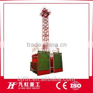 Vertical Handling Construction Material Hoist Building Hoist With Single / Double Cages