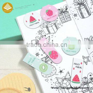 Hot selling christmas craft 3d magnetic paper clip bookmark to decorate promotion