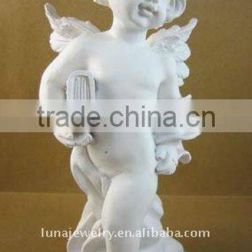 White poly resin angle baby statue,Beautiful Resin Angle Home Decoration Statue