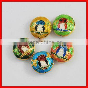 Handmade Cloisonne Metal Beads(CLB-S005-6)