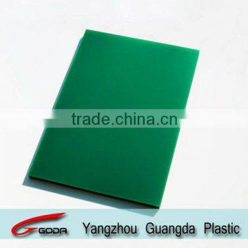 Clear green stripe PP sheets for binding cover office use