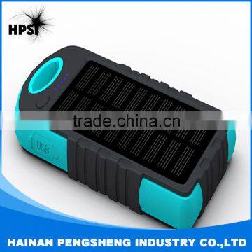 Hot Sale Mini Solar Charger Power Bank 8000mAh for Iphone and Android