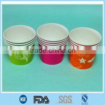 260ml(8oz) custom disposable paper bowl for ice cream